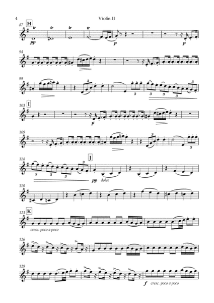 El Barbero de Sevilla - G. Rossini - For String Quartet (Violin II)