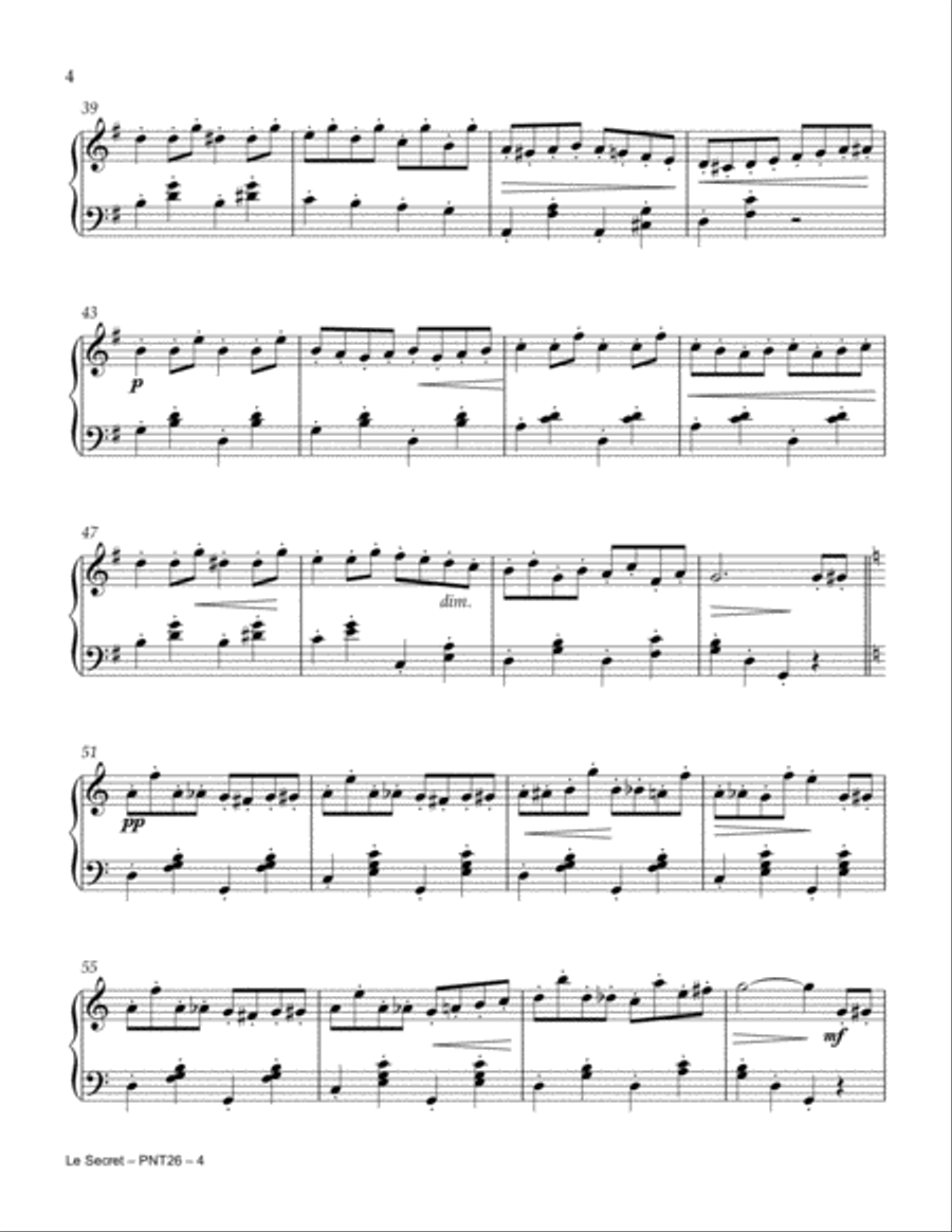 Le Secret Piano Method scores gallery preview page 4