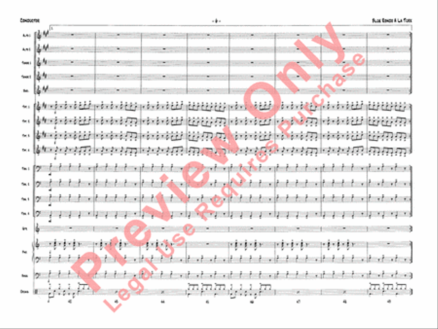 Blue Rondo a la Turk Jazz Ensemble scores gallery preview page 9