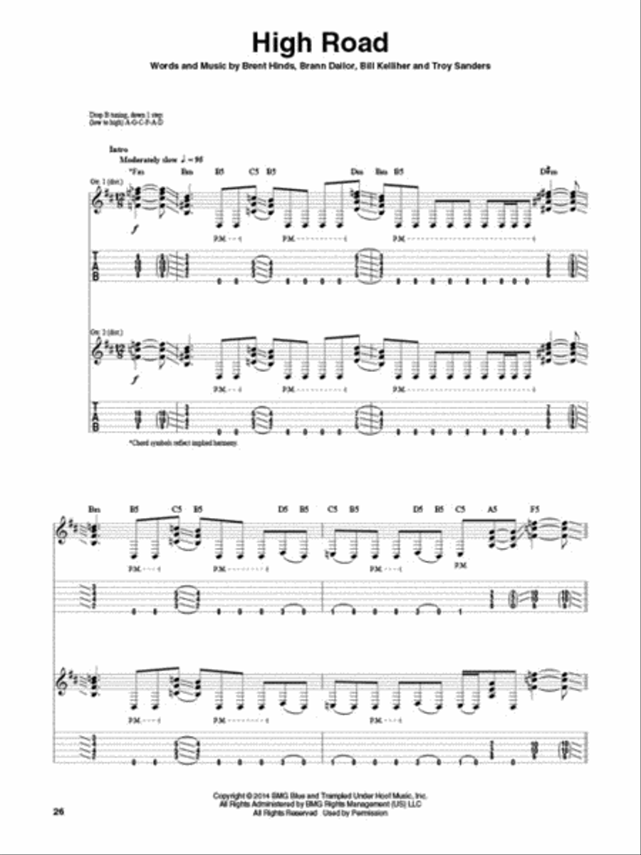 Mastodon – Once More 'Round the Sun Electric Guitar scores gallery preview page 5
