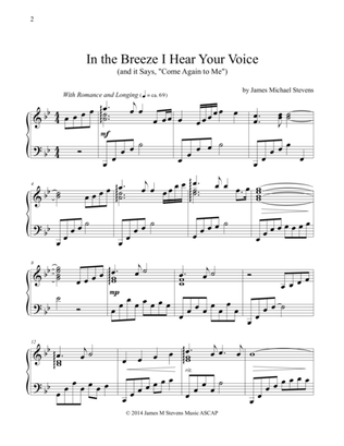 Book cover for In the Breeze I Hear Your Voice