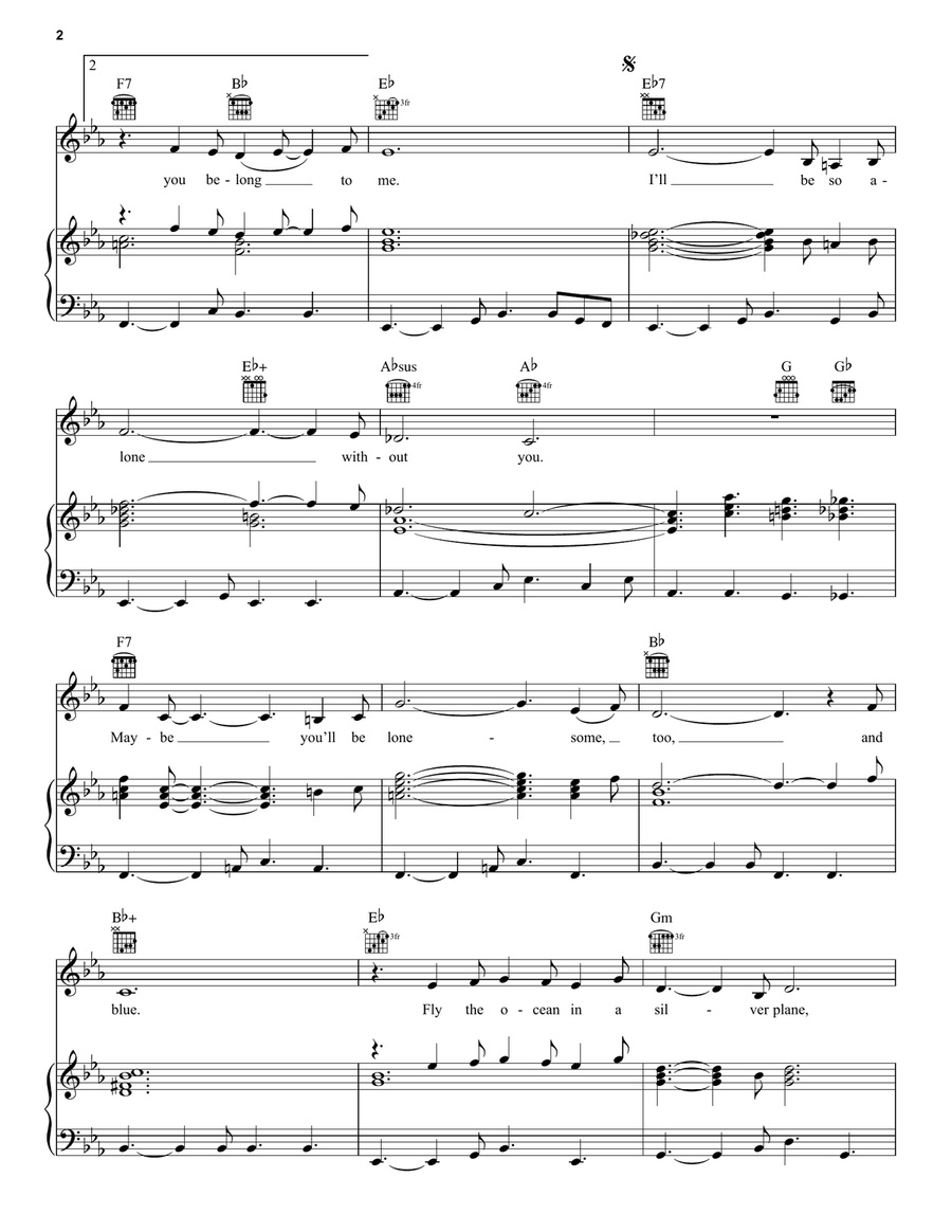 You Belong To Me Acoustic Guitar scores gallery preview page 2