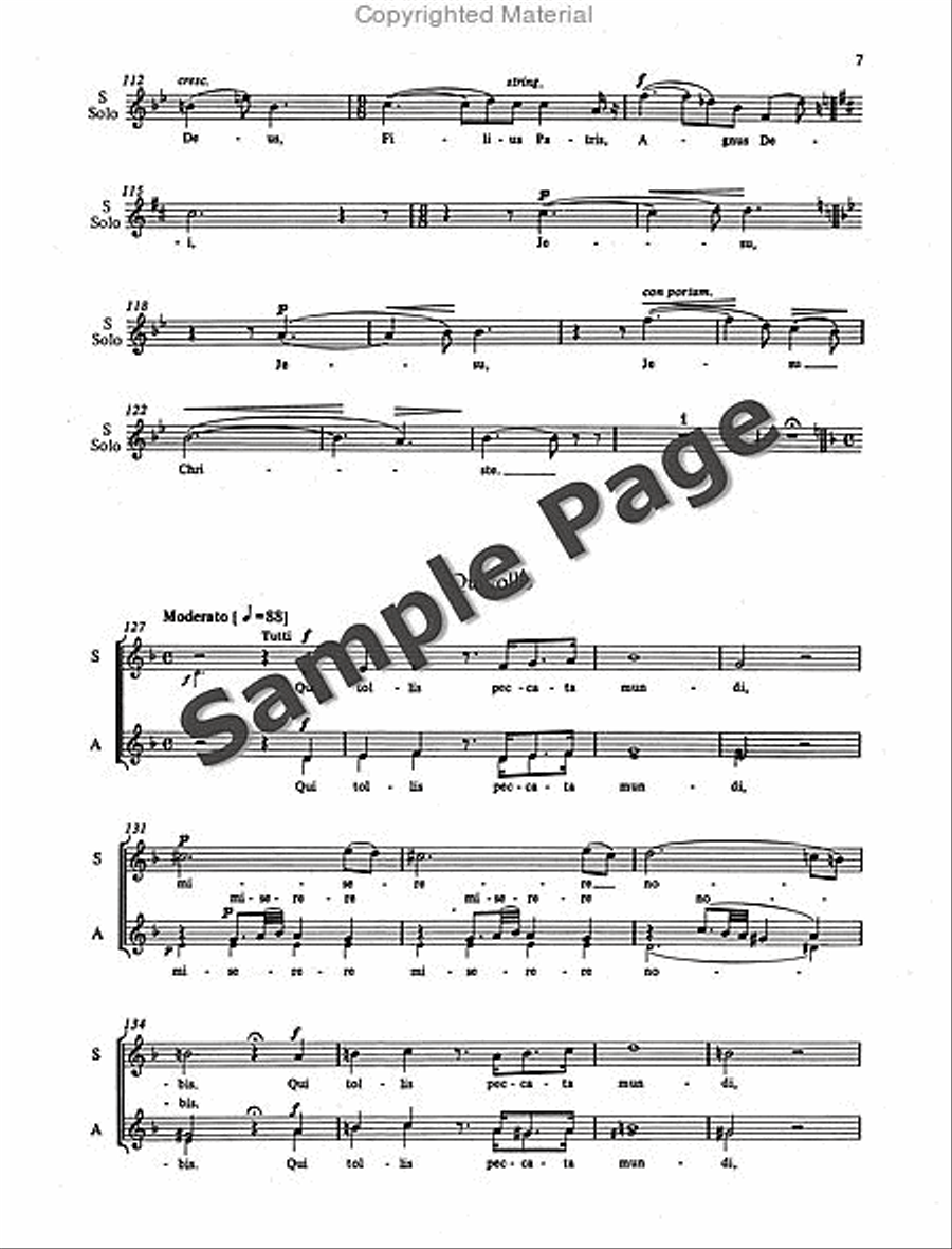Mass in D Minor Mass in D Minor SSA scores gallery preview page 8