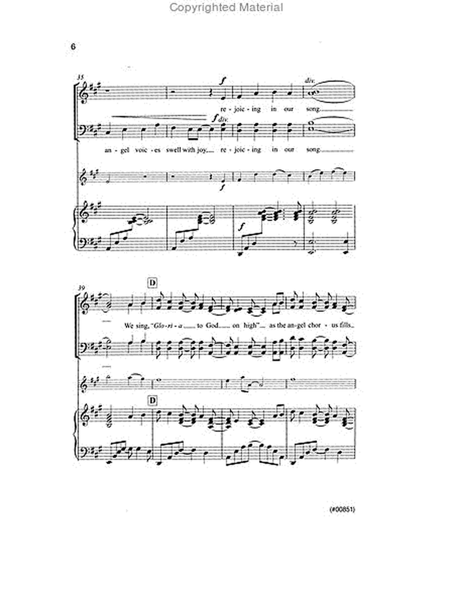 The Moment of His Birth - SATB image number null