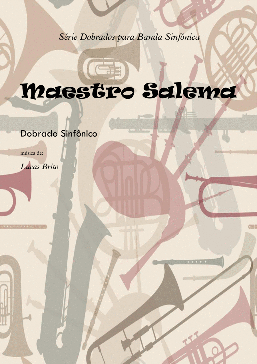 Dobrado Maestro Salema Concert Band scores gallery preview page 1