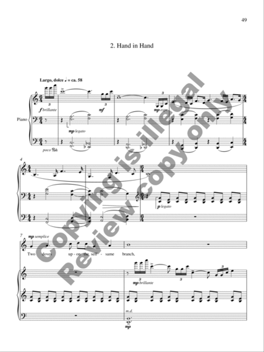 Collected Songs for Soprano and Piano Soprano Voice scores gallery preview page 46