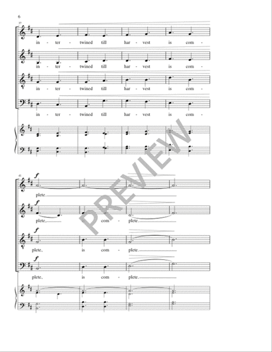 The Reign of God 4-Part scores gallery preview page 6