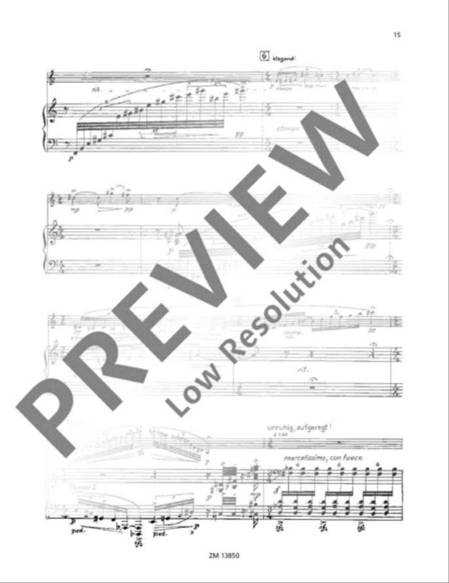 Music Clarinet Solo scores gallery preview page 16