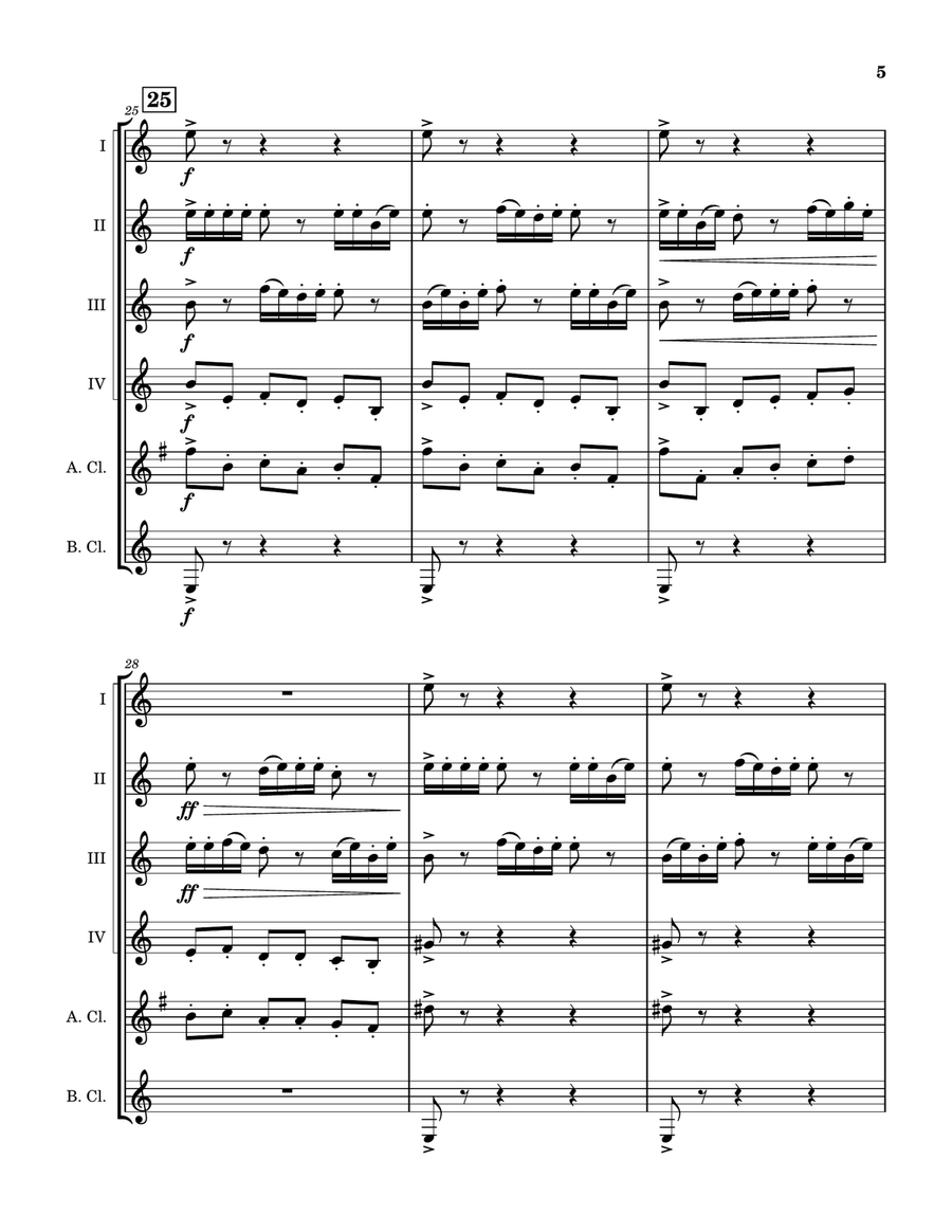 Asturias Clarinet Quintet scores gallery preview page 6
