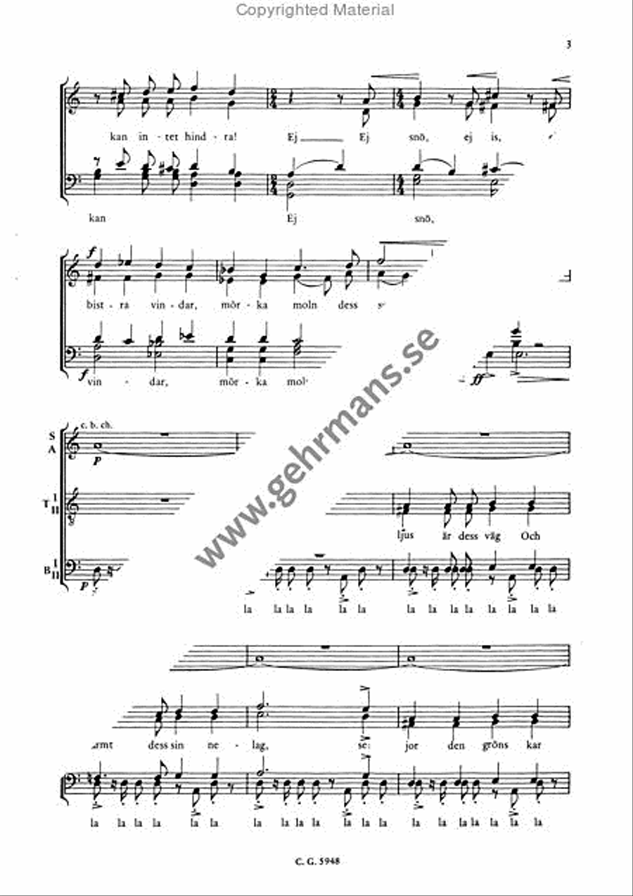 Varens framfart Varens framfart Divisi scores gallery preview page 3