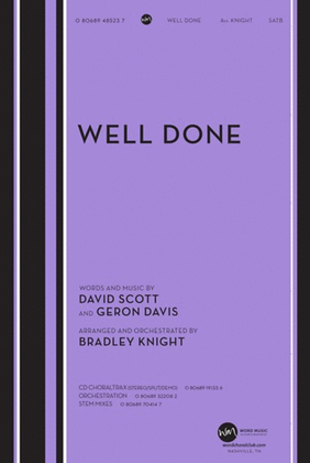 Book cover for Well Done - Anthem
