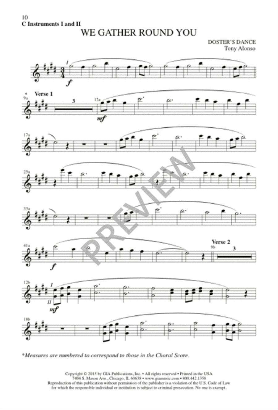 We Gather Round You We Gather Round You SAB scores gallery preview page 11