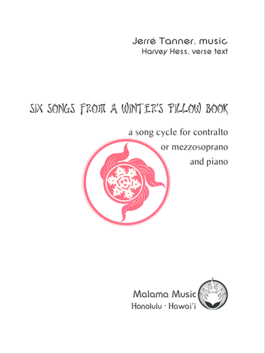 Six Songs from a Winter's Pillow Book Alto Voice scores gallery preview page 1