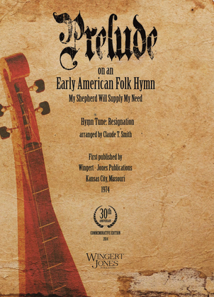 Book cover for Prelude On An Early American Folk Hymn