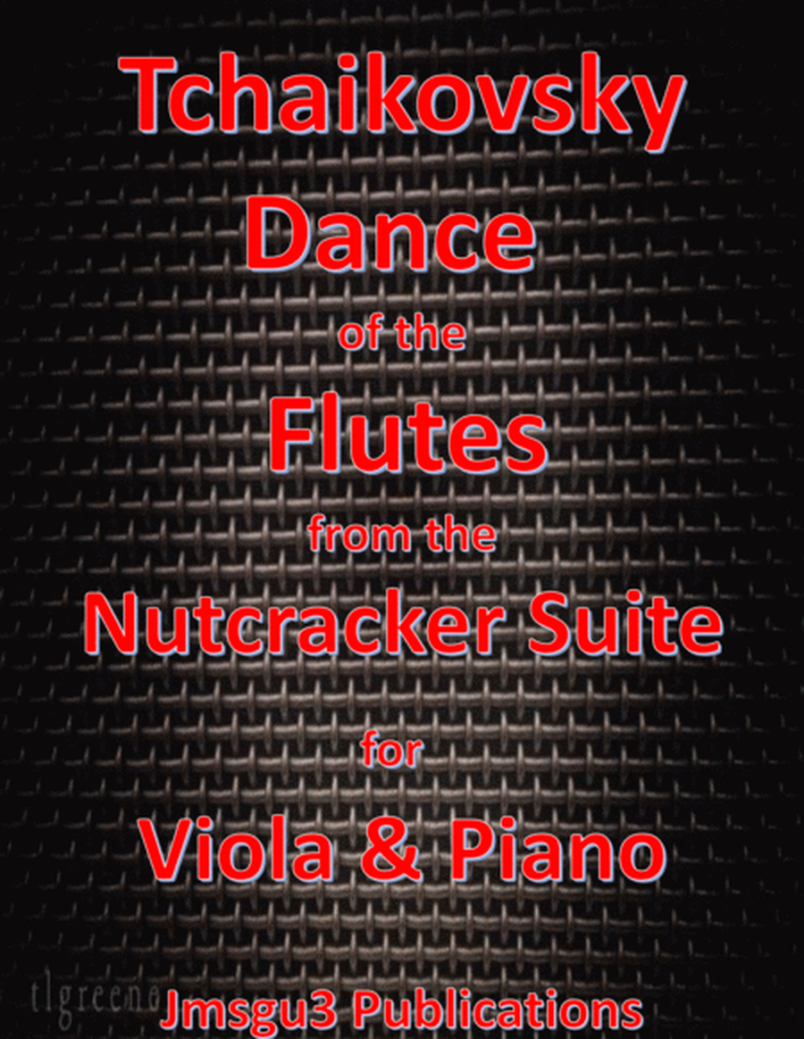 Tchaikovsky: Dance of the Flutes from Nutcracker Suite for Viola & Piano image number null