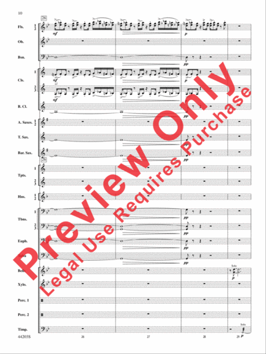 Loco Motion Concert Band scores gallery preview page 10