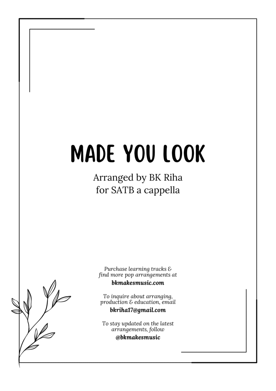 Book cover for Made You Look