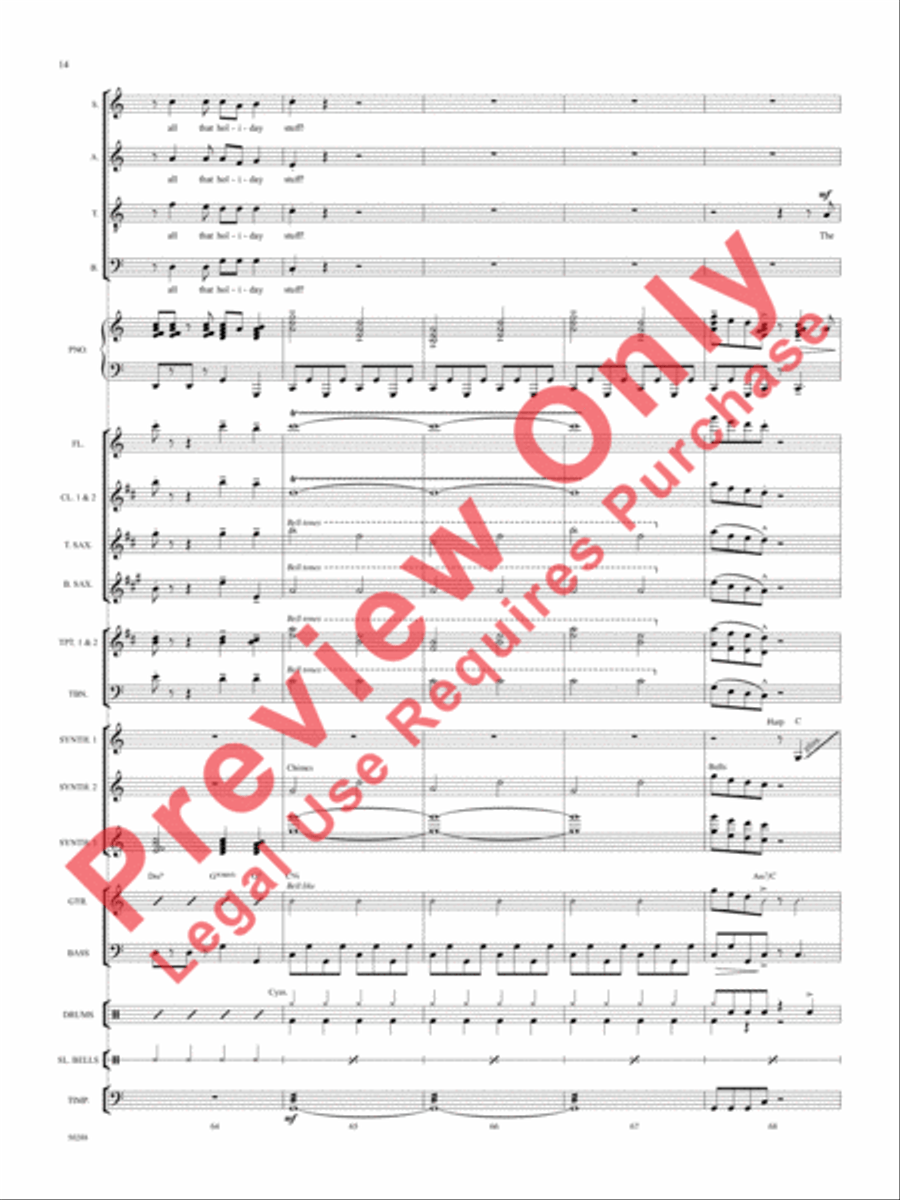 All That Holiday Stuff! All That Holiday Stuff! Choir scores gallery preview page 15