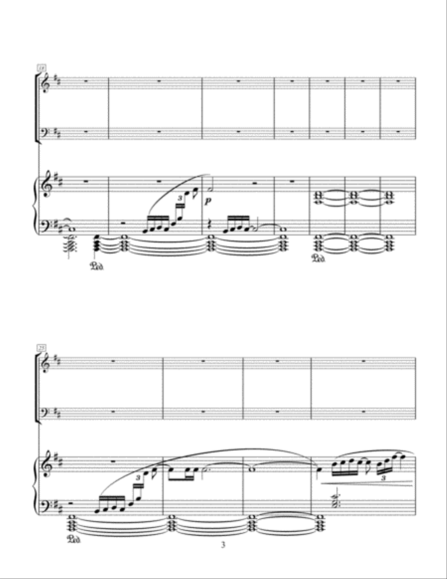 The Sundials: I;Tempus Edax Rerum (Time devours things) Piano Trio scores gallery preview page 3