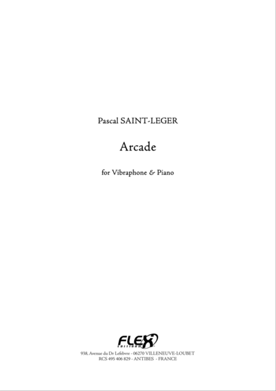 Arcade Arcade Piano Accompaniment scores gallery preview page 1