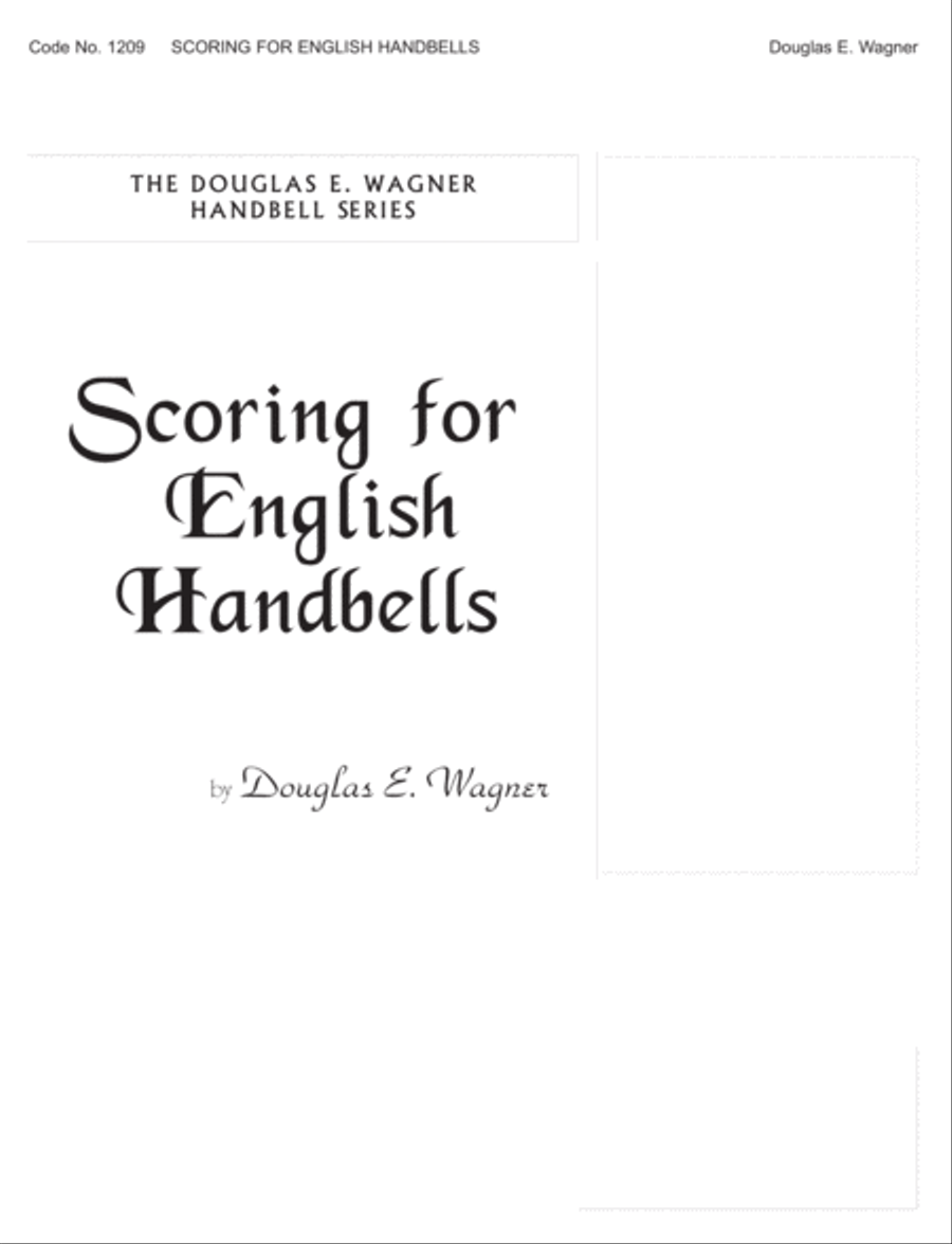 Scoring for English Handbells-Digital Download Handbell Choir scores gallery preview page 1