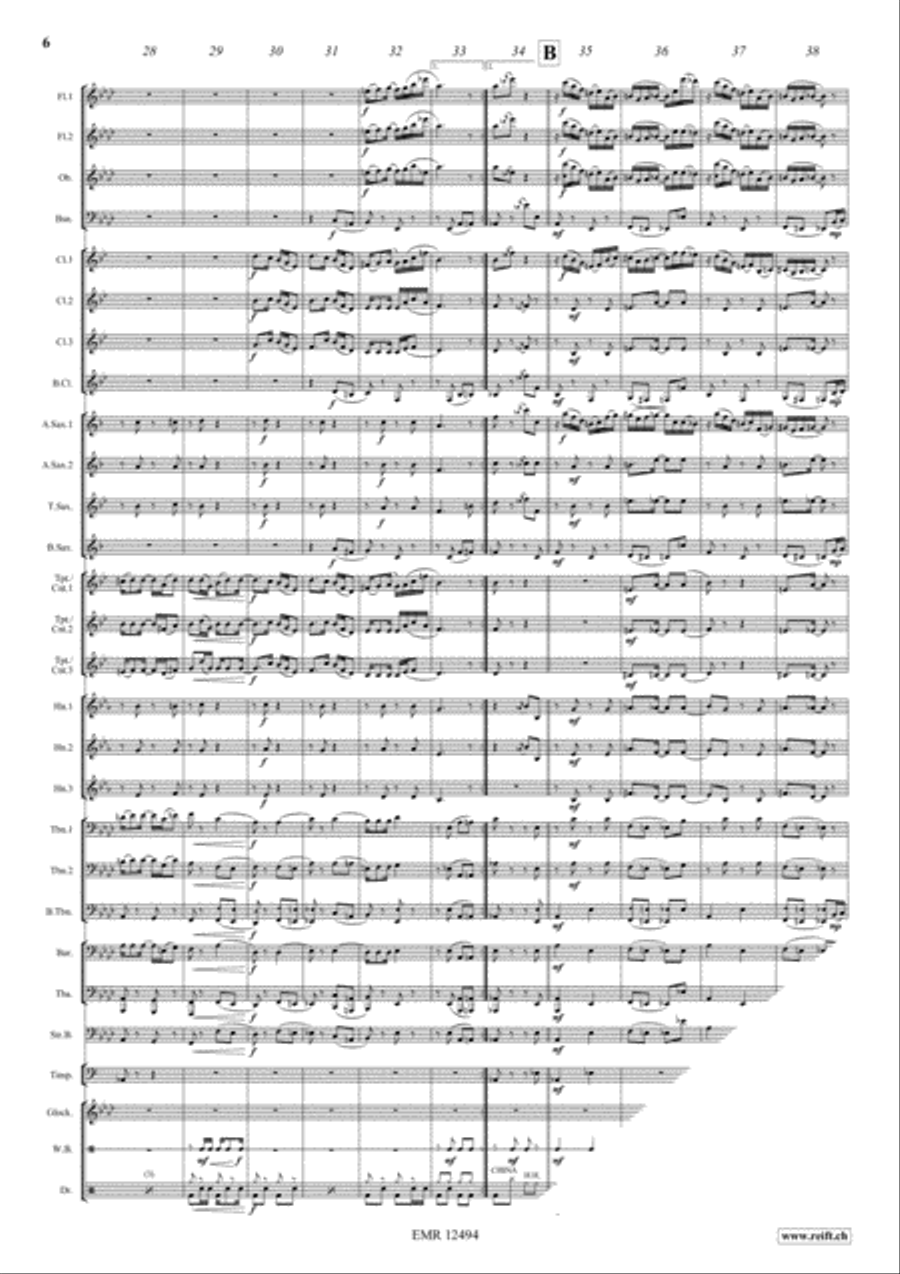 Gladiolus Rag Gladiolus Rag Concert Band scores gallery preview page 6