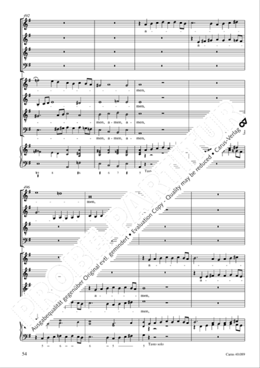 Credo a 8 voci Credo a 8 voci 4-Part scores gallery preview page 55
