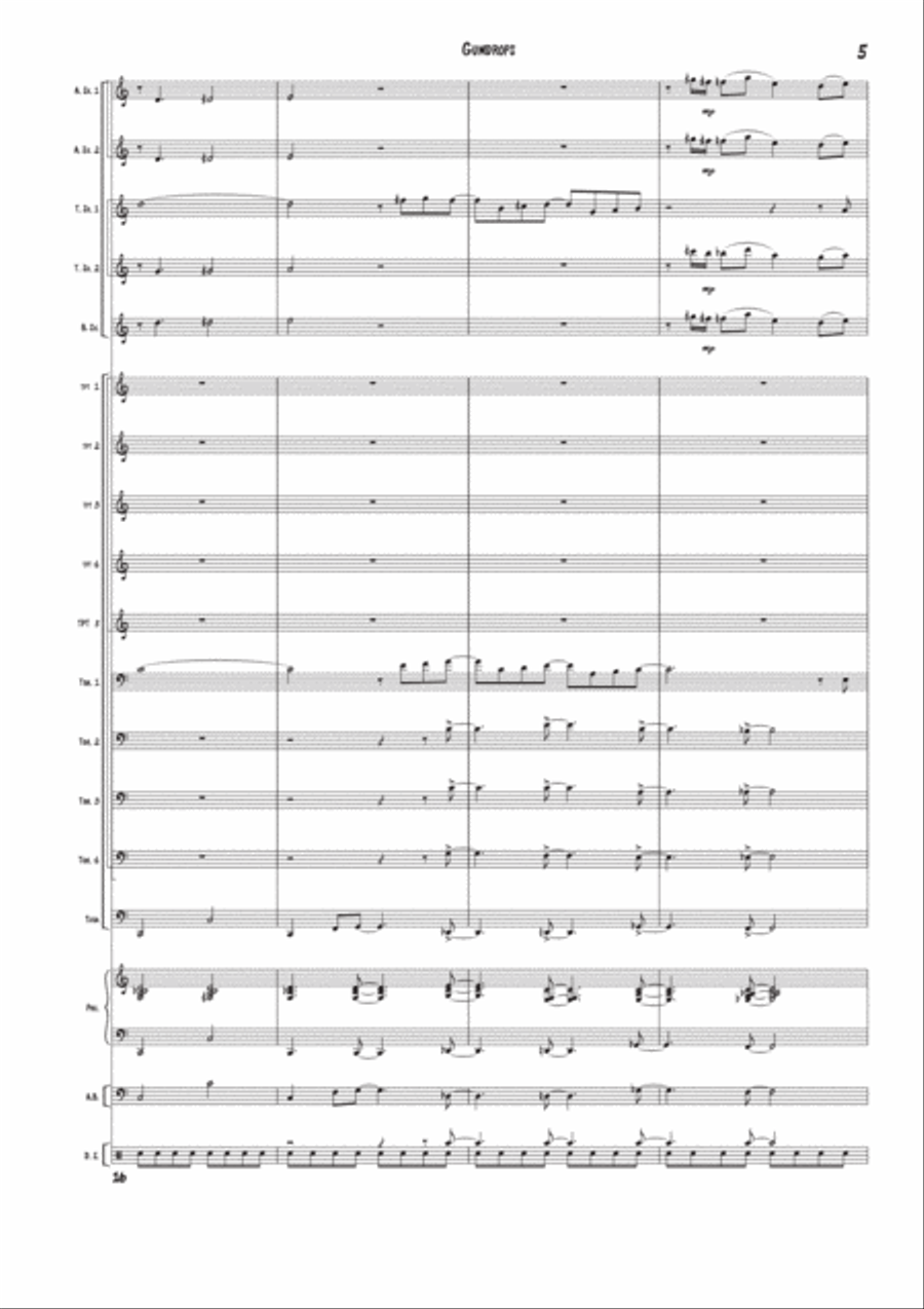 Gumdrops Jazz Ensemble scores gallery preview page 5