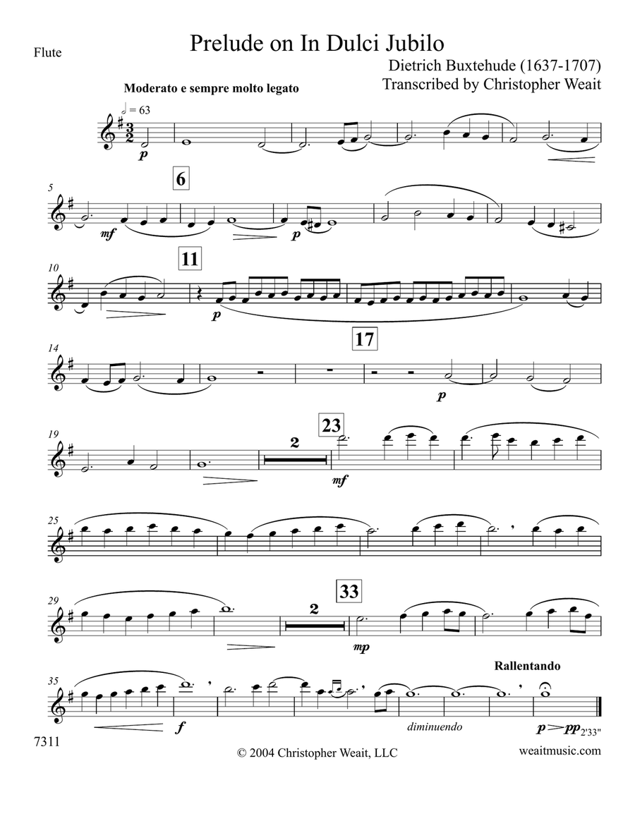 Buxtehude - Prelude 