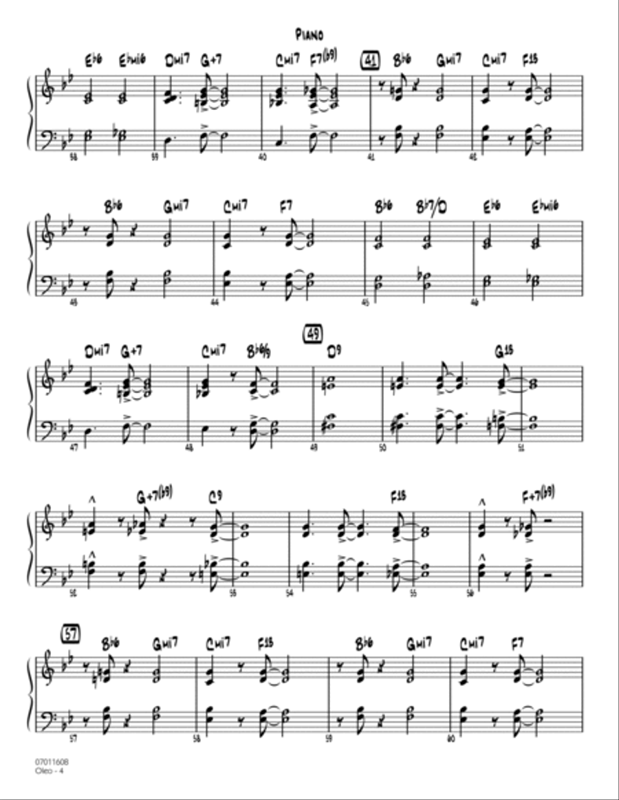 Oleo - Piano Oleo - Piano Piano scores gallery preview page 2