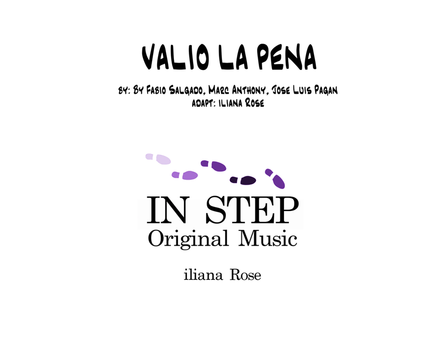 Valio La Pena Jazz Ensemble scores gallery preview page 1