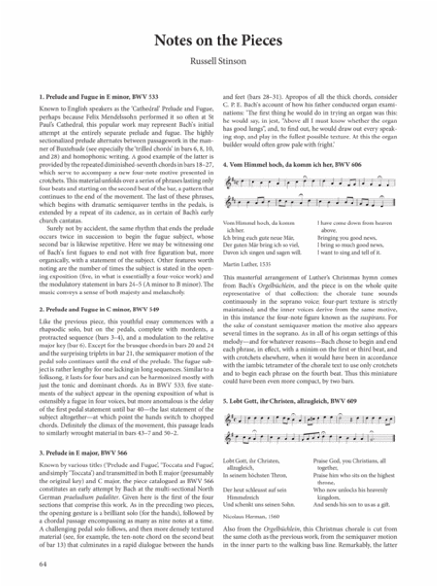 Oxford Bach Books for Organ: Manuals and Pedals, Book 2 Organ scores gallery preview page 10