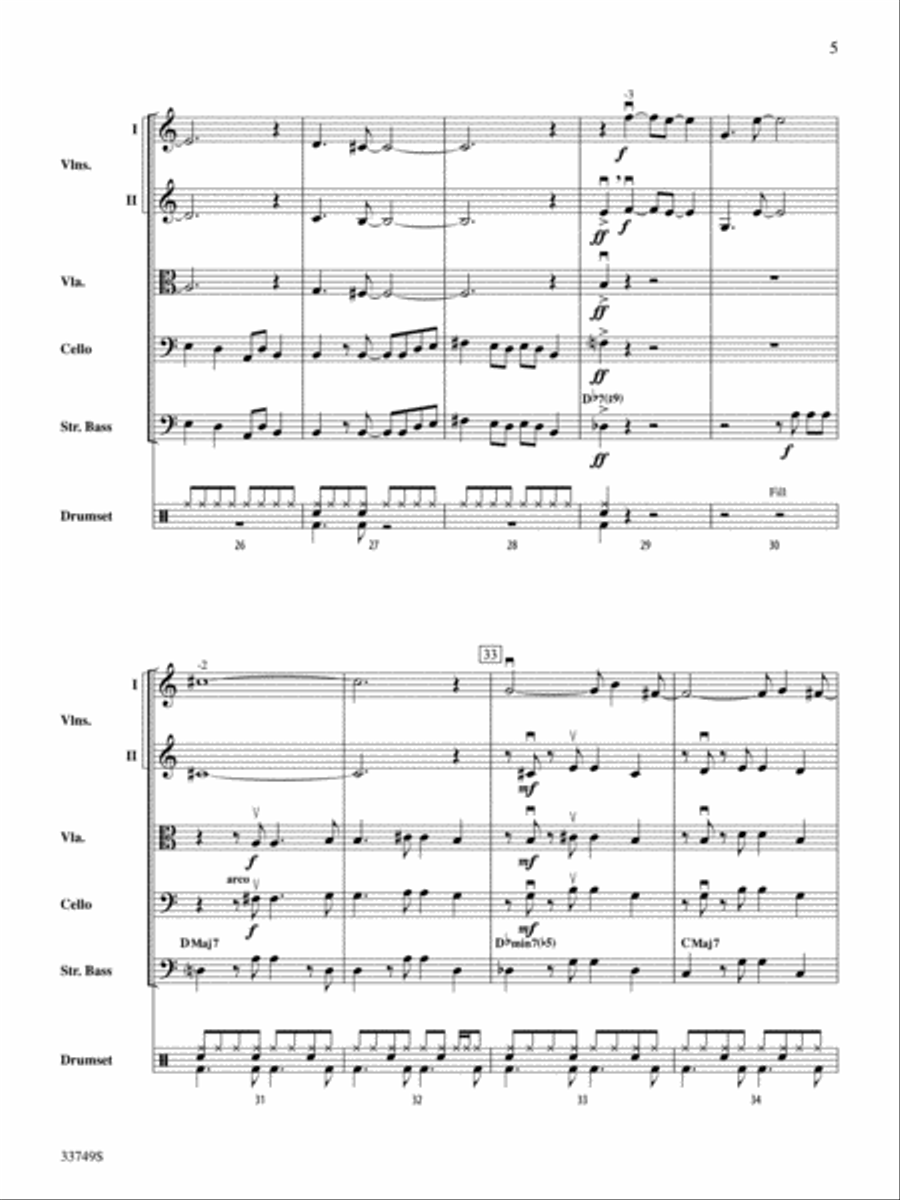 Molecules and Stars String Orchestra scores gallery preview page 5