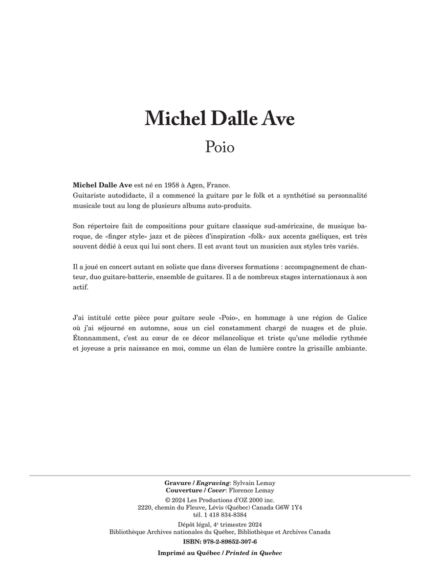 Poio Classical Guitar scores gallery preview page 2