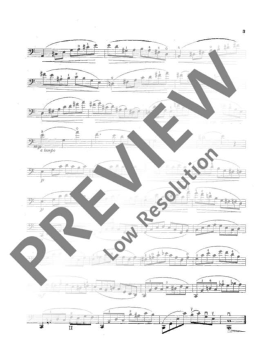 Technology of Violoncello Playing Cello scores gallery preview page 4
