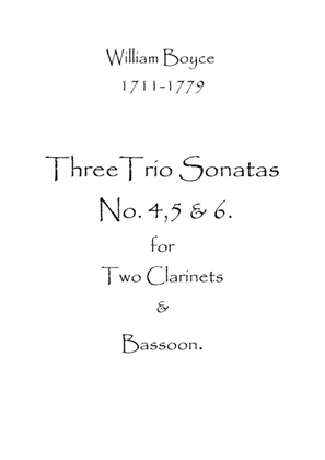 Book cover for Three Trio Sonatas No.4,5 & 6