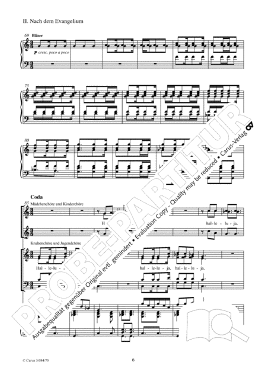 Halleluja (Jesus erschliesst uns die Schrift) SSA scores gallery preview page 7