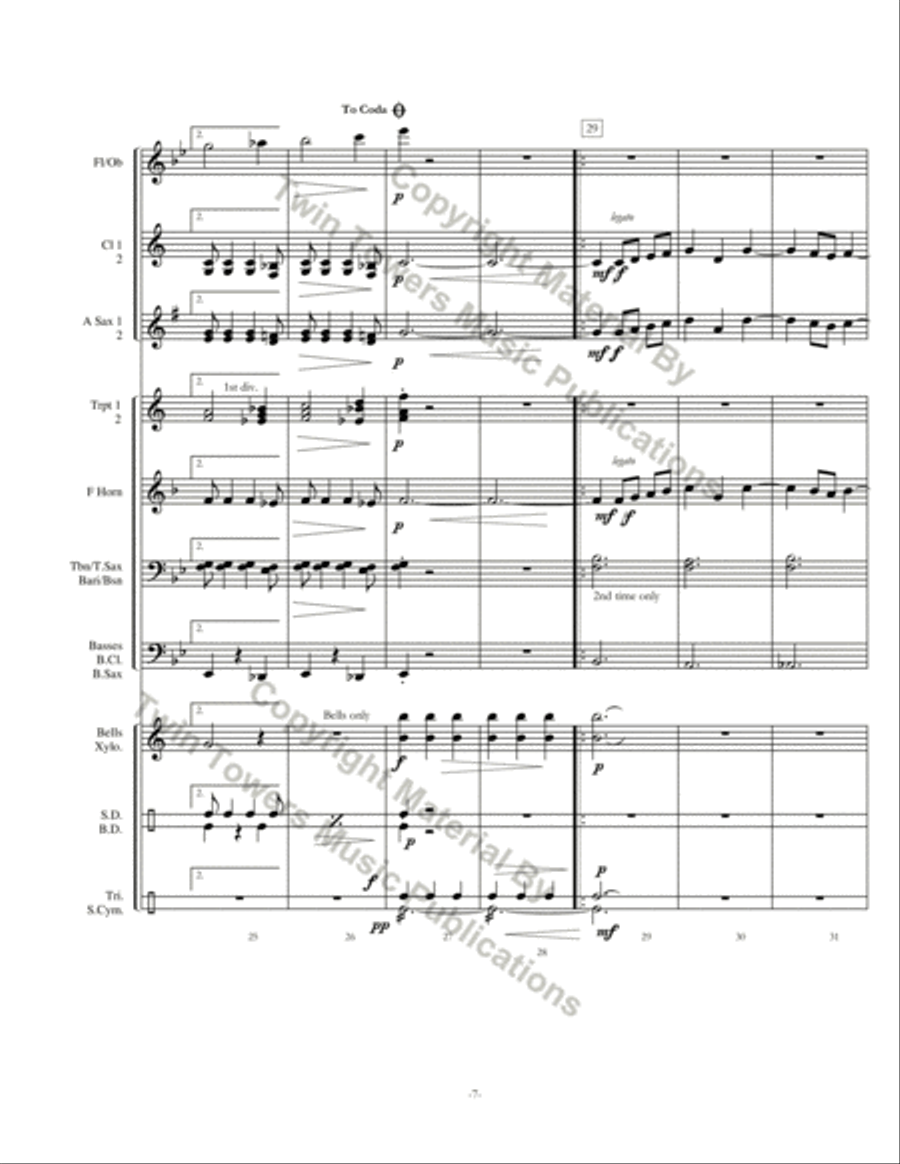 Rondo Concert Band scores gallery preview page 8
