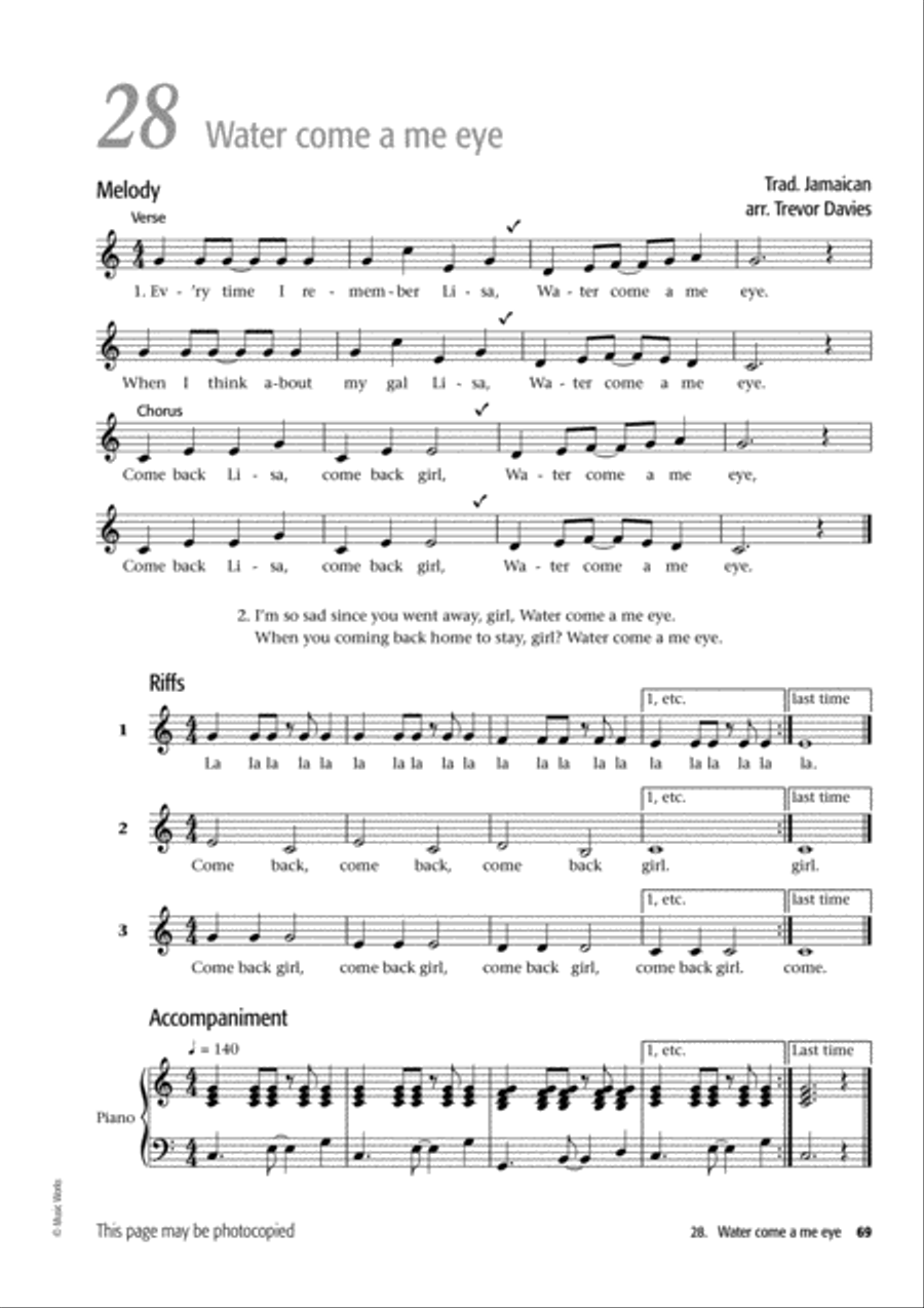 Voiceworks 1 4-Part scores gallery preview page 6