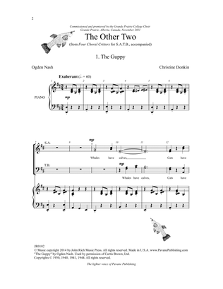 Book cover for Four Choral Critters - The Other Two