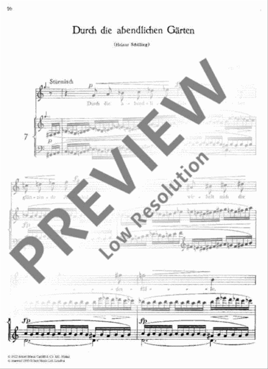 Songs with piano Soprano Voice scores gallery preview page 17