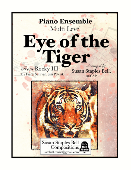 Piano sheet music Eye of the Tiger Survivor