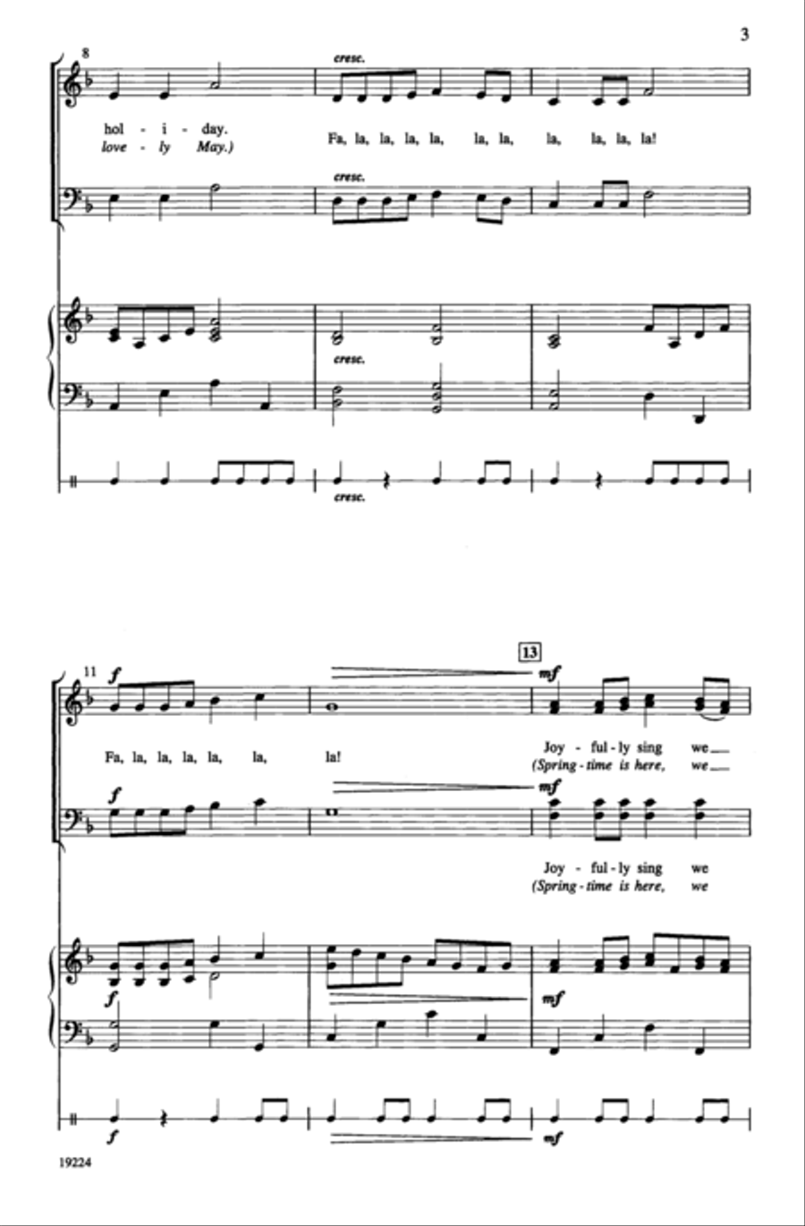 A Festive Fa La La 4-Part scores gallery preview page 13