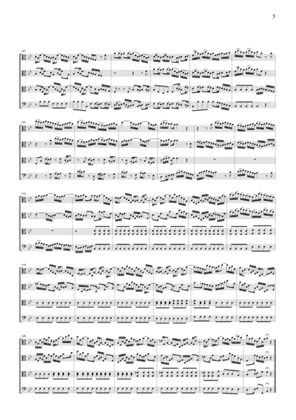 J.S.Bach Brandenburg Concerto No.6, all mvts. for 3 Violas, Vc