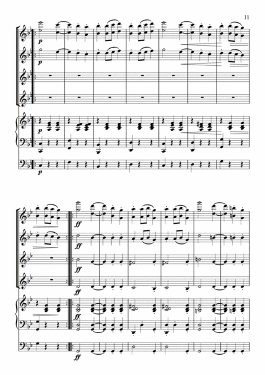 Slavonic Dance No. 8 Slavonic Dance No. 8 Set of Parts scores gallery preview page 10