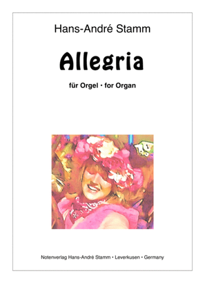 Book cover for Allegria for Organ