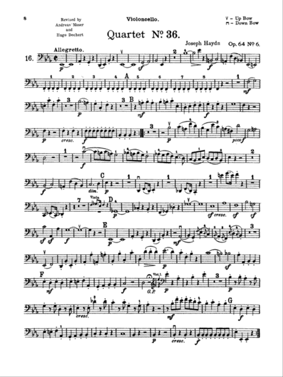 Thirty Celebrated String Quartets, Volume 2 String Quartet scores gallery preview page 12