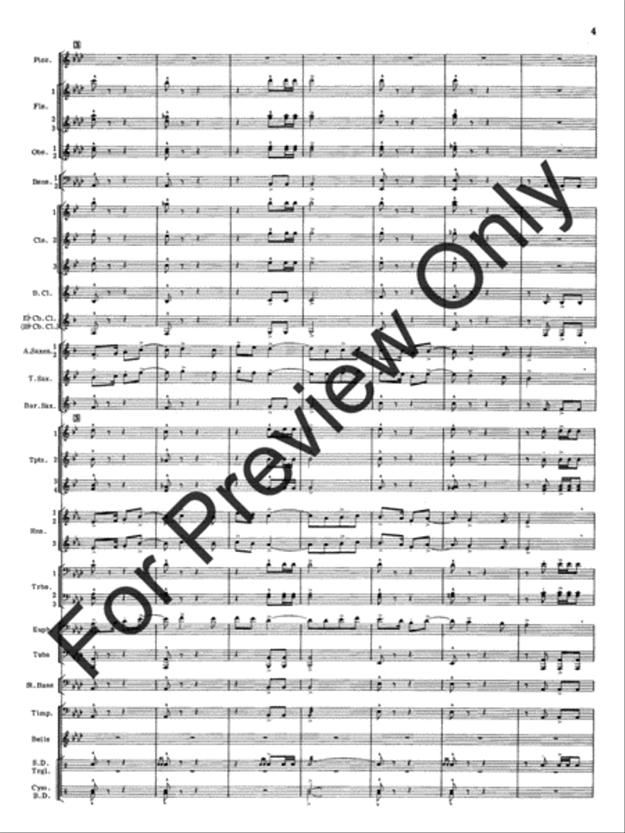 Appalachian Overture (Score) Concert Band scores gallery preview page 6