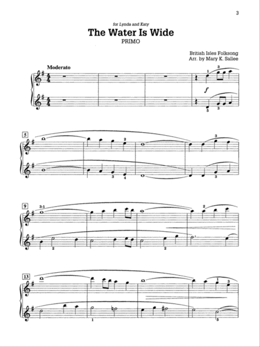 The Water Is Wide Small Ensemble scores gallery preview page 3