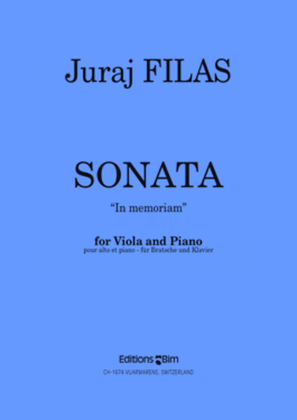 Book cover for Sonata “In memoriam